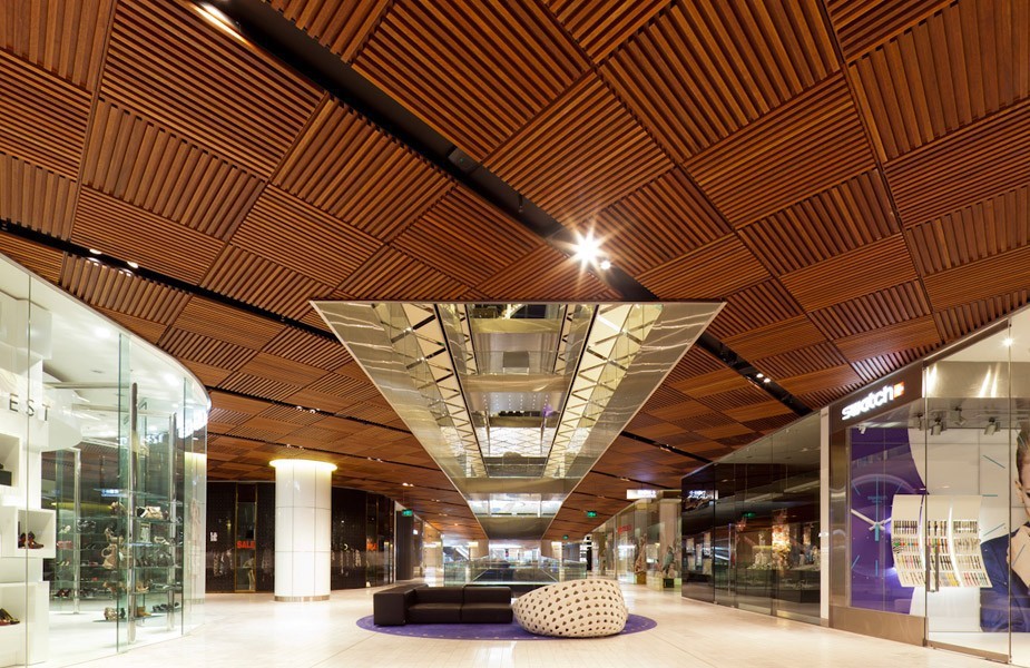 Innovative Shopping Mall and Food Court design - Westfield Sydney interior