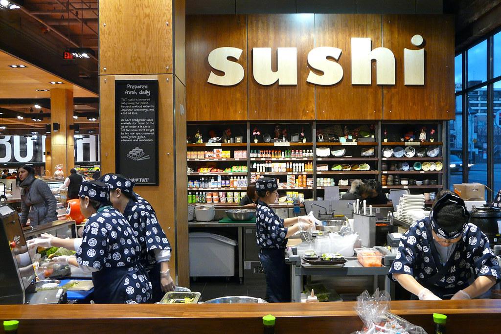 Loblaws sushi counter design
