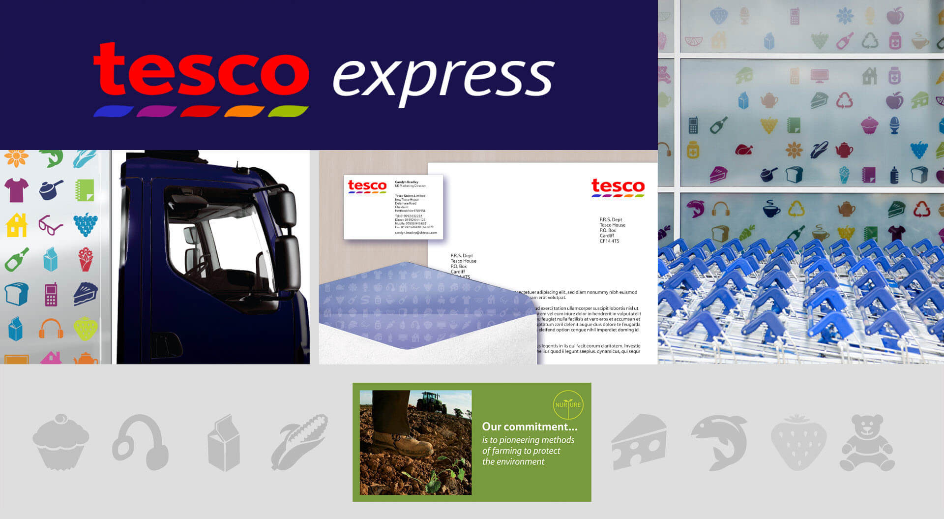 Rebranding Tesco express communications and brand identity
