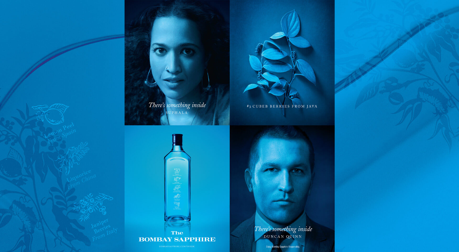 Bacardi Global Travel Retail, brand Bombay Sapphire Duncan Quinn and New York-based tabla protégé, Suphala promotion campaigns travel retail