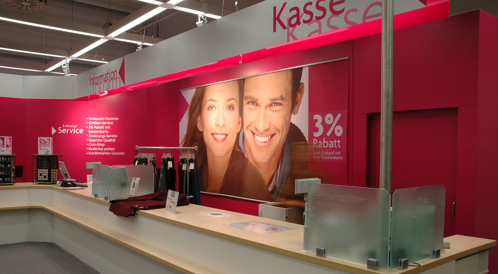  Adler Fashion Store Germany retail store interior design and department branding for cashier - check out