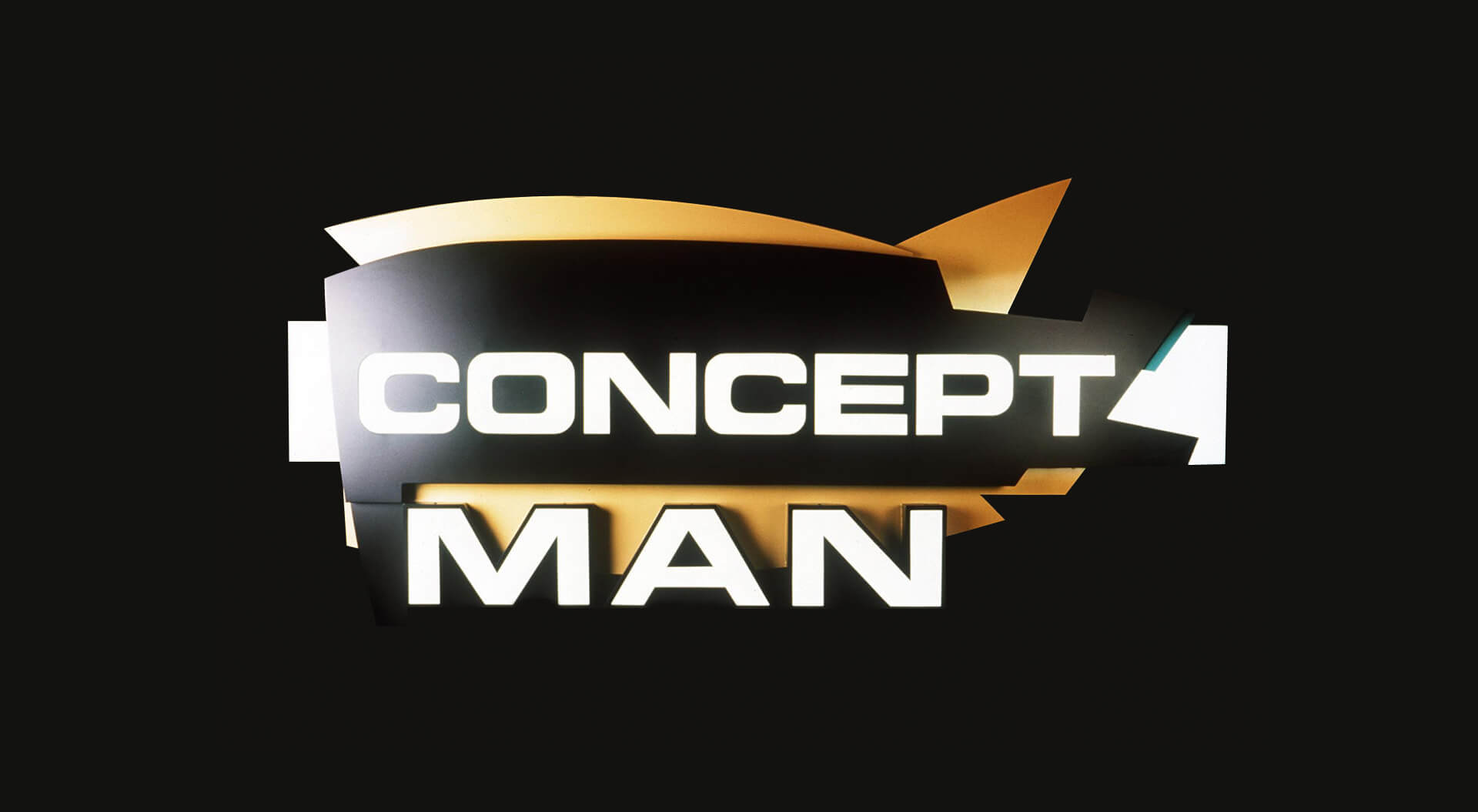 Concept Man brand identity for shop front