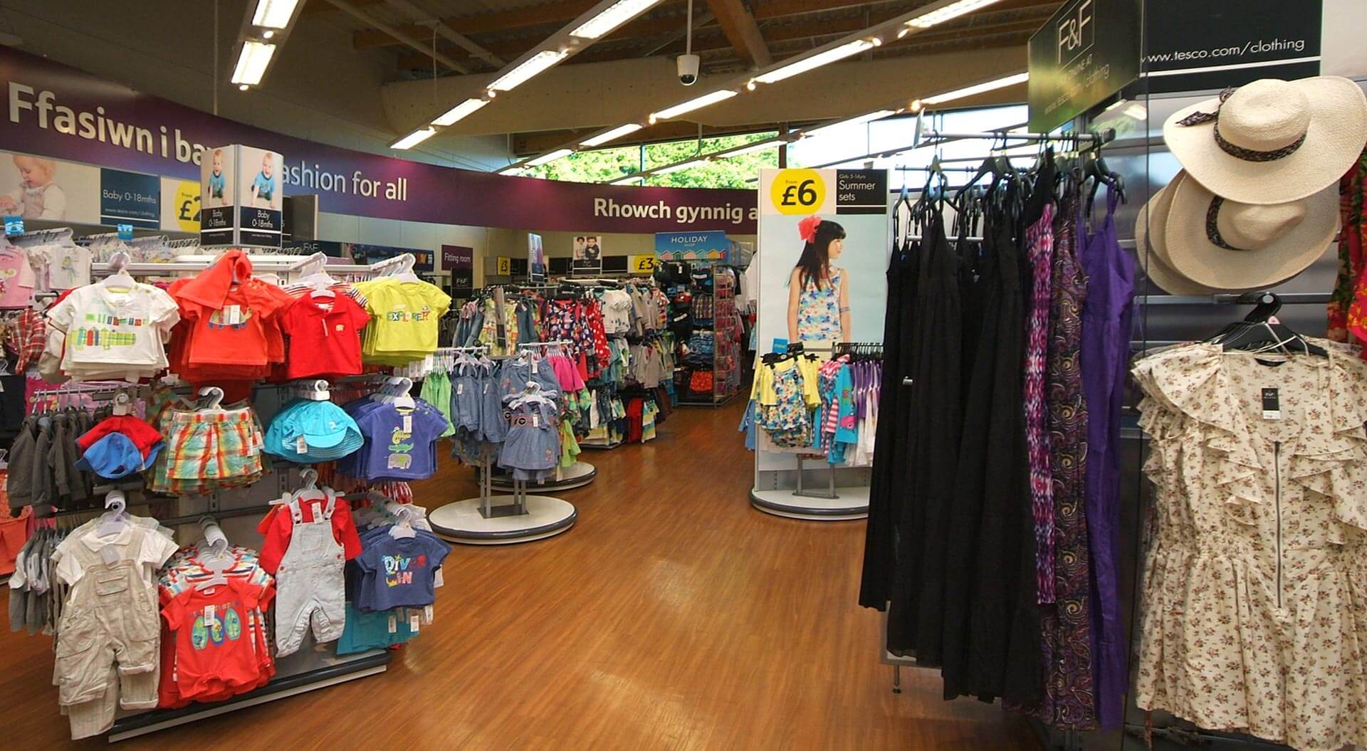  Florence and Fred Tesco fashion Welshpool retail store interior design, rebrand merchandising and communications