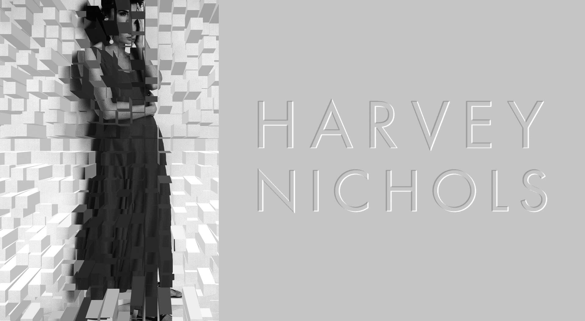 Harvey Nichols fashion department store branding