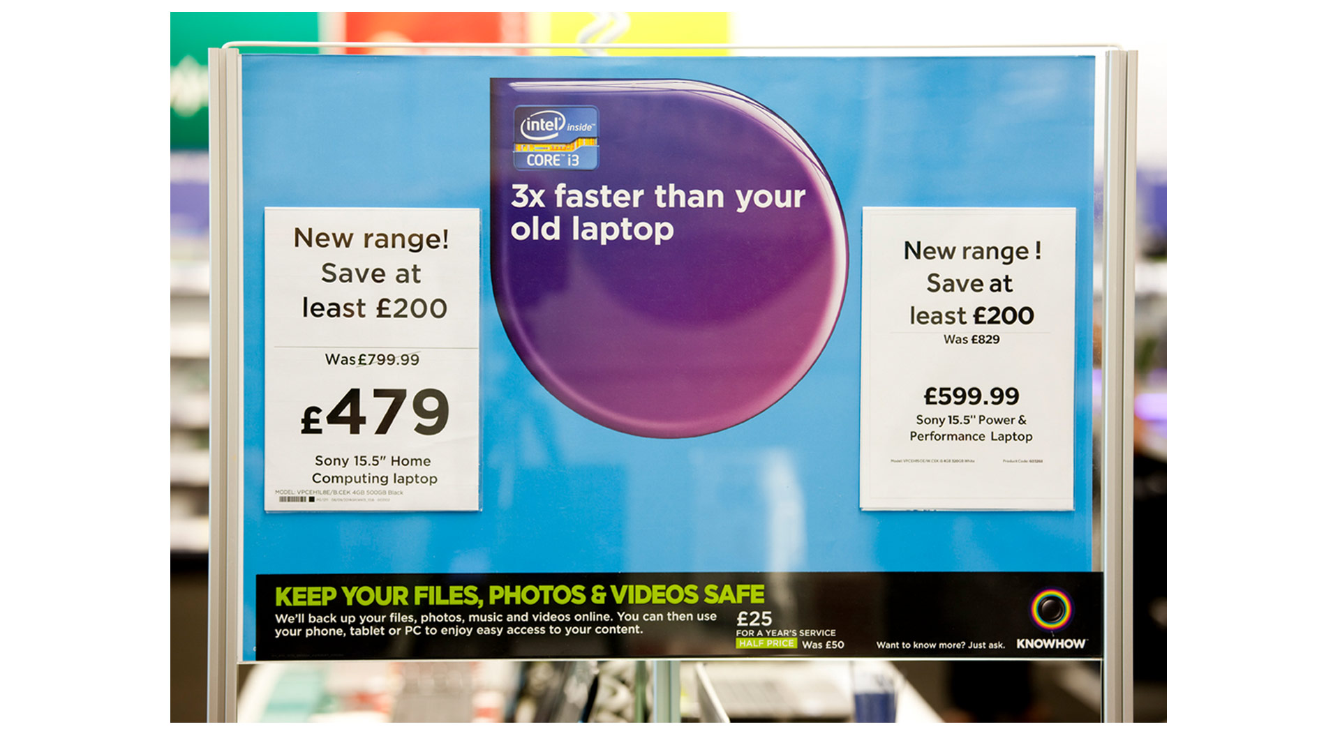 Currys PC World electronics technology stores point of sale instore promotion suite