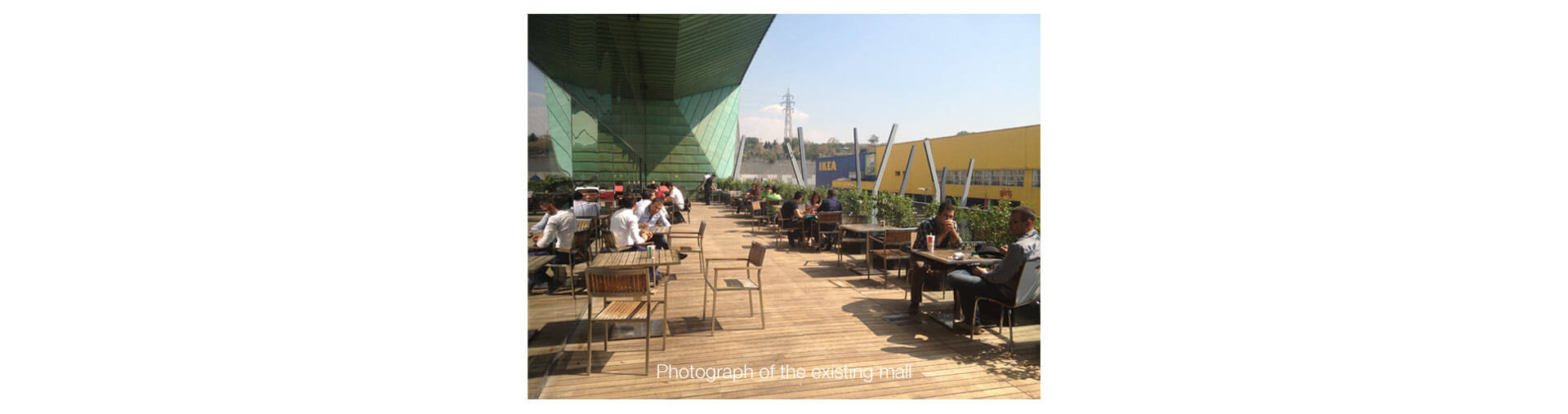 Forum Istanbul Turkey shopping mall existing food court terrace design