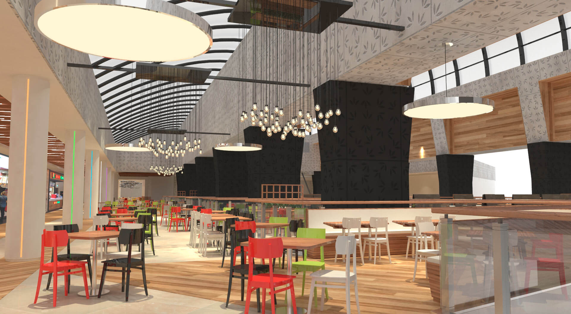 Forum Istanbul Turkey shopping mall proposed food court interior design