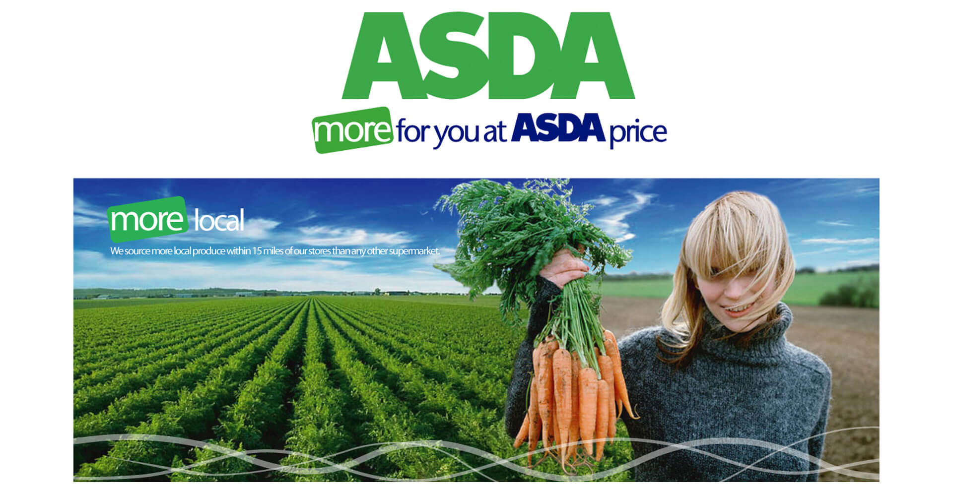 Brand identity change new brand concept for Asda more for you at Asda price