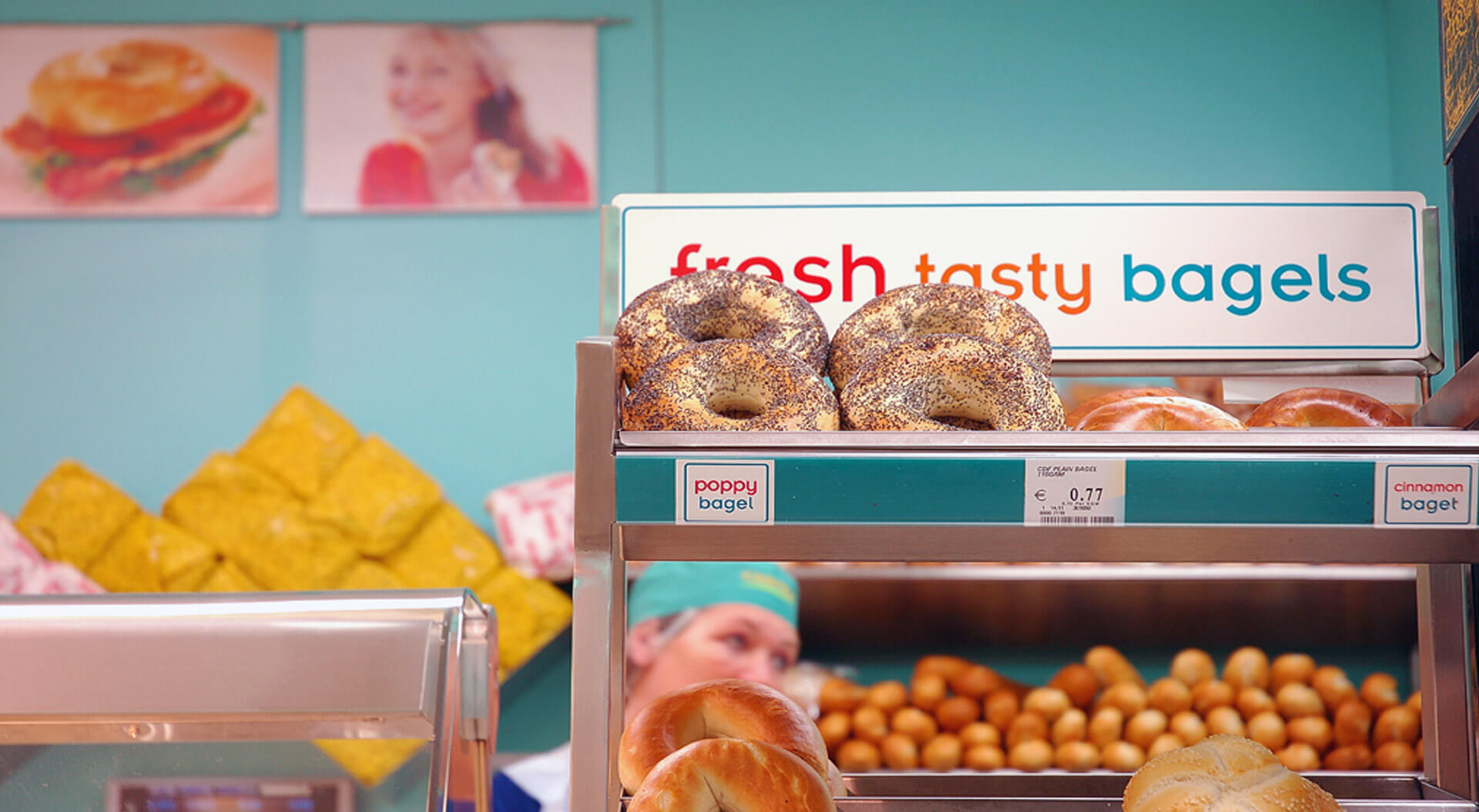 Centra conveince stores in-store freshly baked branding and merchandising