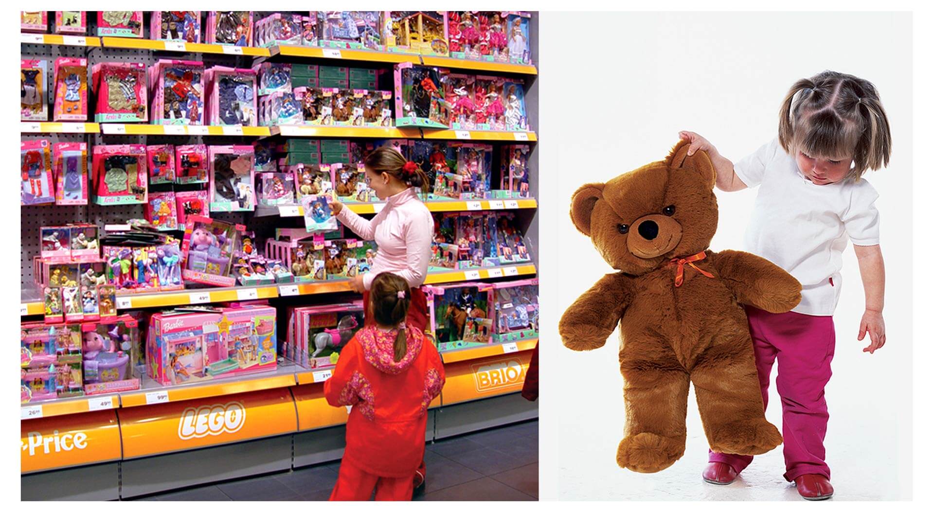 K CityMarket hypermarket Finland, children's toy department branding and lifestyle photography