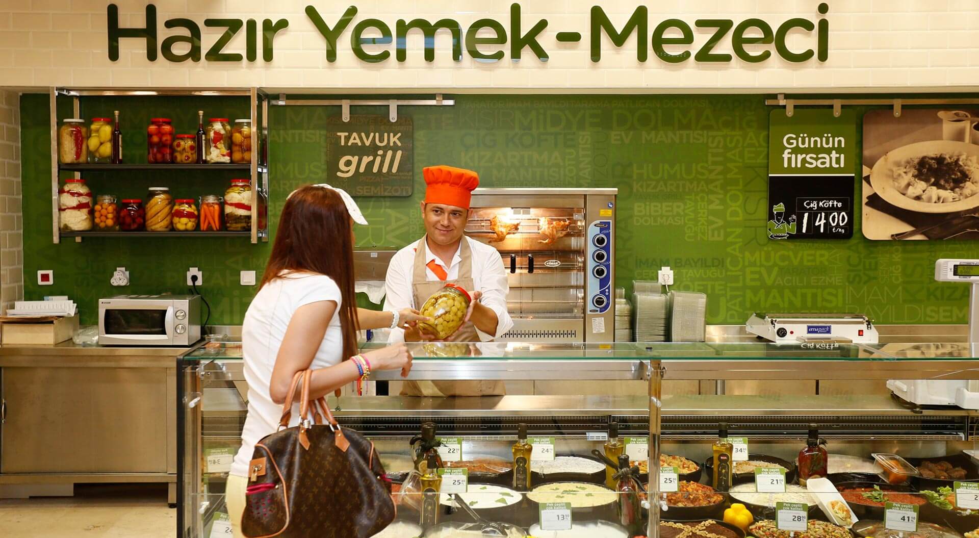 Migros Turkey supermarket store design and brand communications