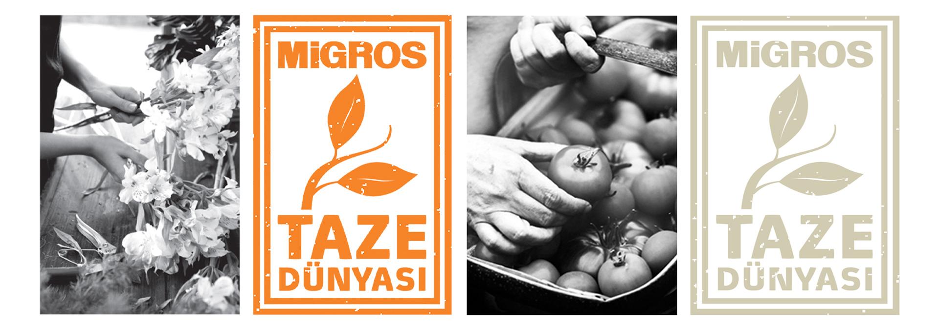 Migros Turkey supermarket fresh produce brand communications