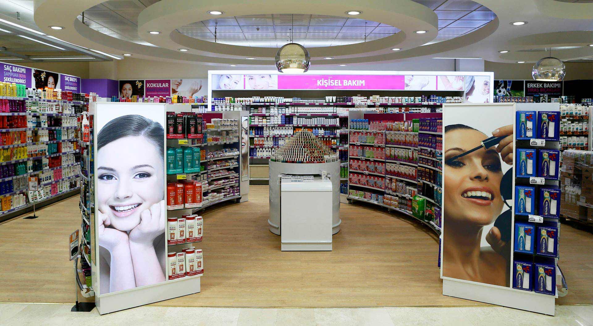 Migros Turkey supermarket health and beauty department and brand communications