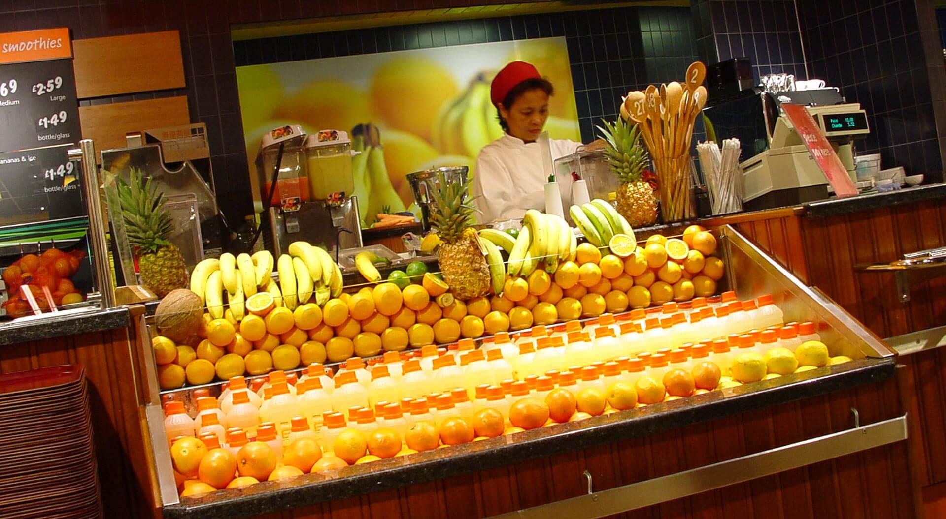 Safeway Mega store hypermarket frwh juice bar