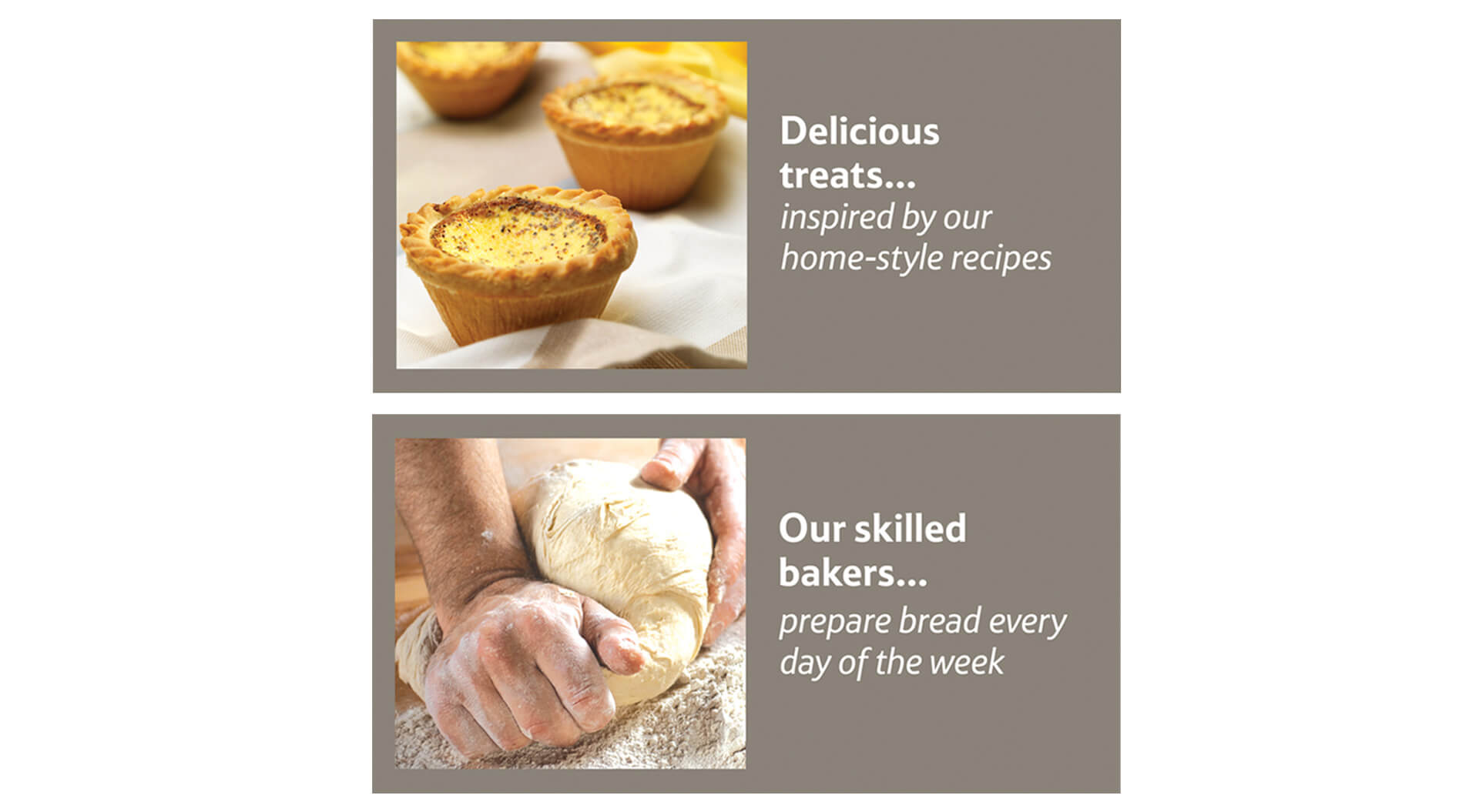 Tesco supermarket bakery graphic communications for our skilled bakers and delicious treats