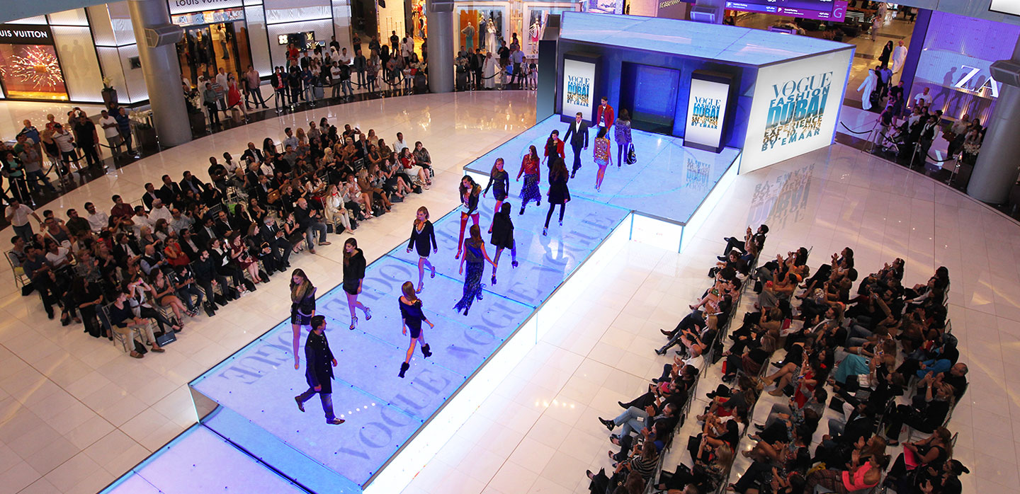 Vogue fashion show Dubia Mall, UAE