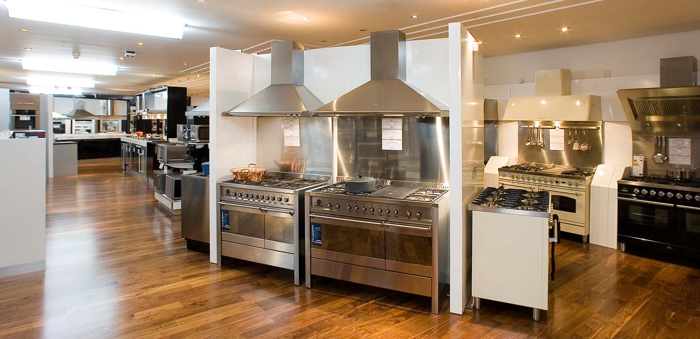 Harrods Knightsbridge second floor home appliances department designed by CampbellRigg