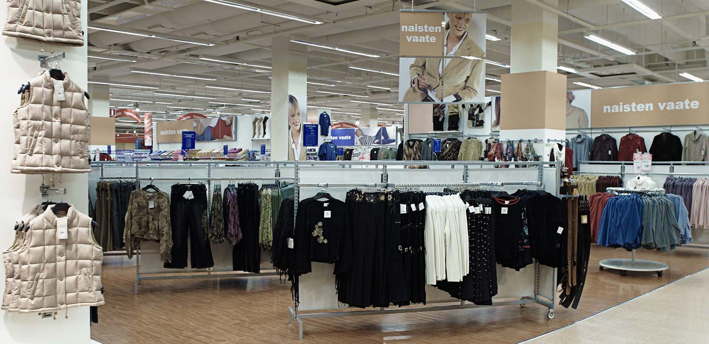 Kesko Hypermarket fashion Helsinki,  Finland