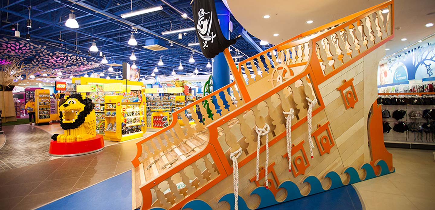 Pirate ship and Lego department